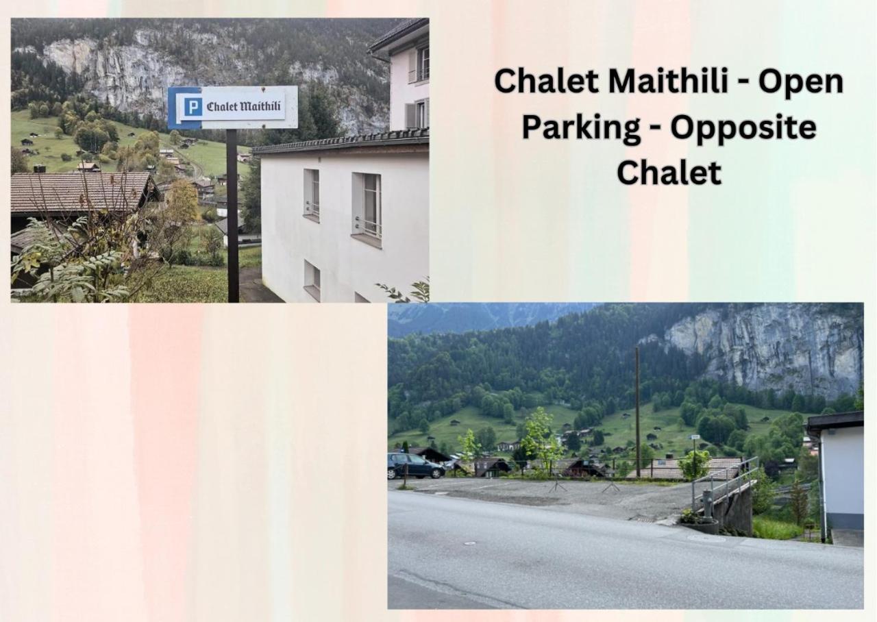 Chalet Maithili Lauterbrunnen -152-Year-Old Majestic Chalet المظهر الخارجي الصورة